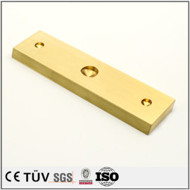 Brass precision milling fabrication service CNC machined parts used in the medical field