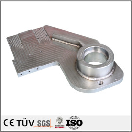 China OEM anodizing aluminum welding parts power coating steel welding parts sand blasted welding parts