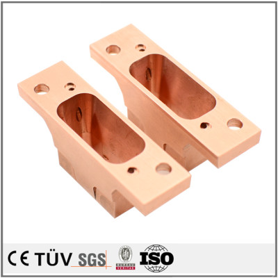 China CNC precision machining company precision manufacturing copper parts for machines