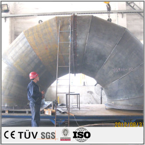 Large curved pipe welding, large mechanical welding