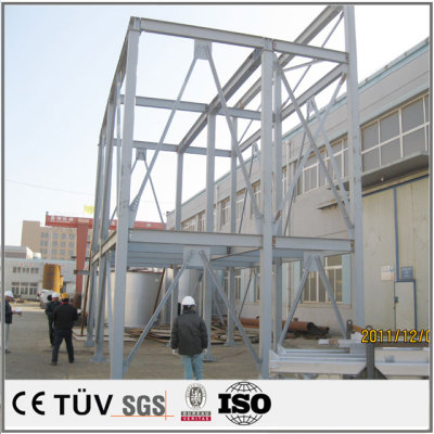 Large stainless steel frame welding, automatic welding processing