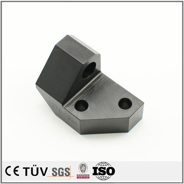 Custom black oxide service machined part