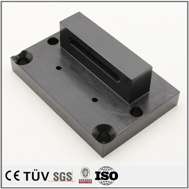 Custom black oxide service machined part