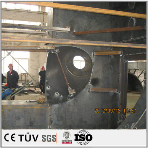 Large sheet metal structural parts welding processing