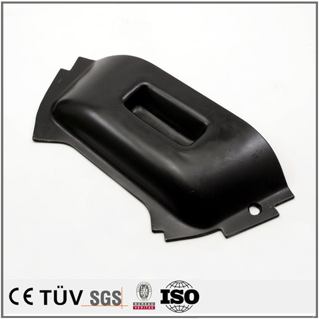 High precision stamping sheet metal parts, black dyeing surface treatment