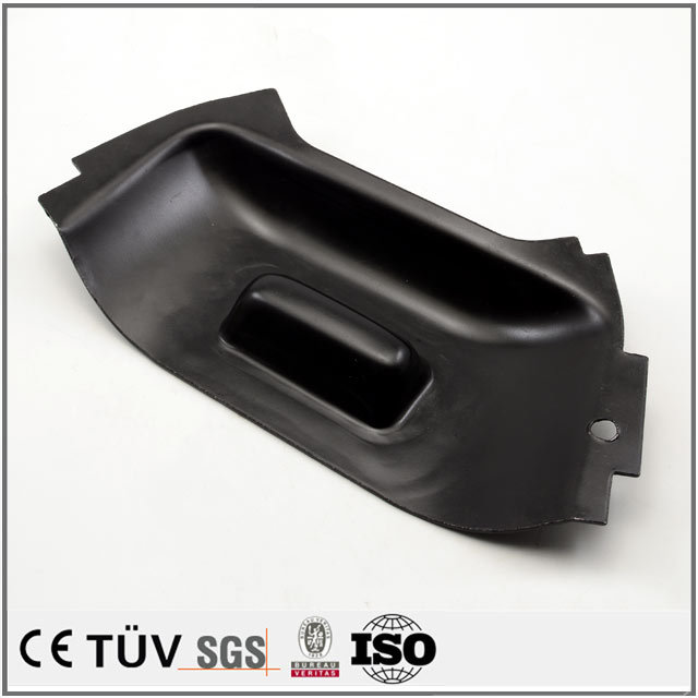 High precision stamping sheet metal parts, black dyeing surface treatment