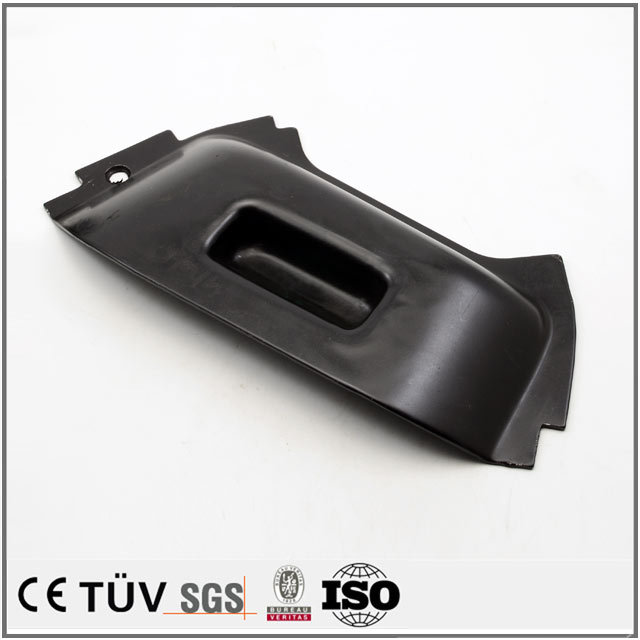 High precision stamping sheet metal parts, black dyeing surface treatment