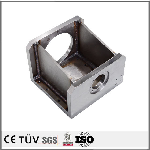 Arc welding and spot welding machining metal parts