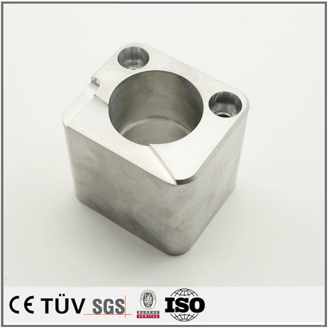 Aluminum metal block lathe service machining parts