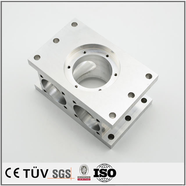 Aluminum metal block lathe service machining parts