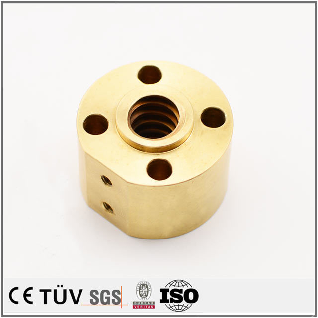 Precision OEM brass CNC machined electrical equipment parts