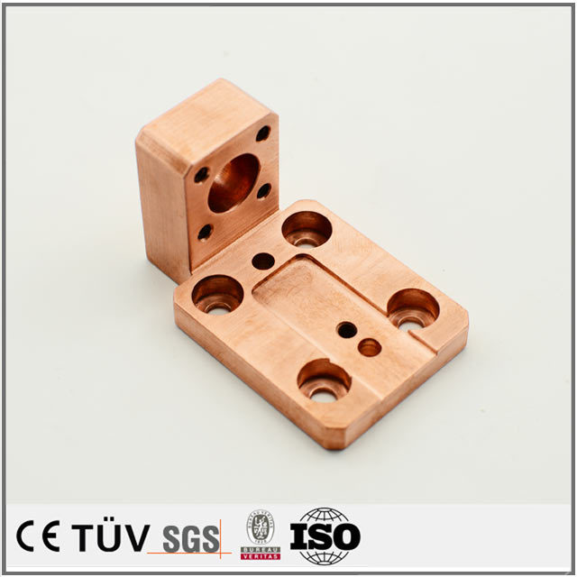 Custom manufacturing copper machining parts