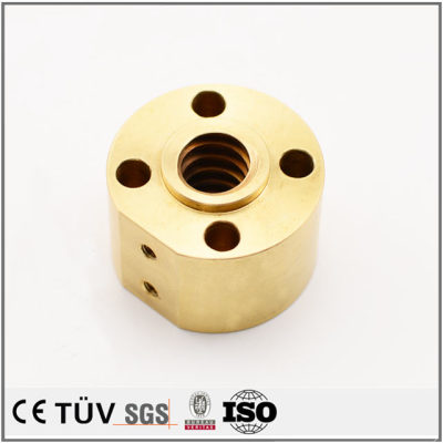 黄铜材质，钻孔沉孔精密加工，激光切割研磨等工艺制品