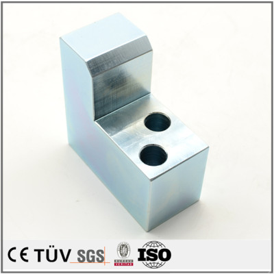 S45C材质，加工中心加工，激光切割，高精密蓝白锌表面处理等机械设备