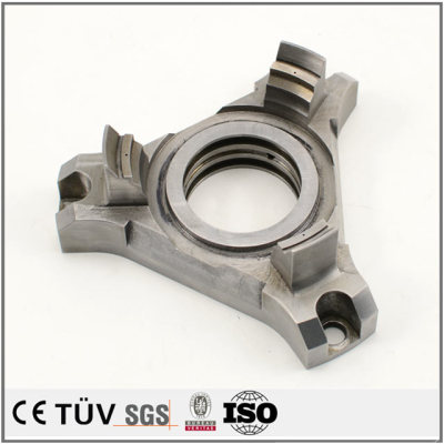 S45C材质，调质热处理，车床加工，激光放电等多工艺部品