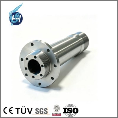 Stainless steel CNC machining, turn‑mill composite machined shaft parts for semiconductor equipment
