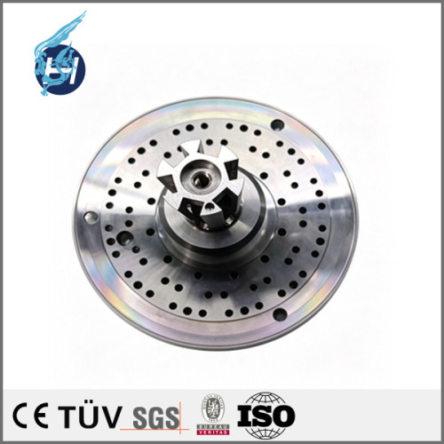 Turn-milling composite machining of steel parts, flange support base components