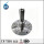 Turn-milling composite machining of steel parts, flange support base components