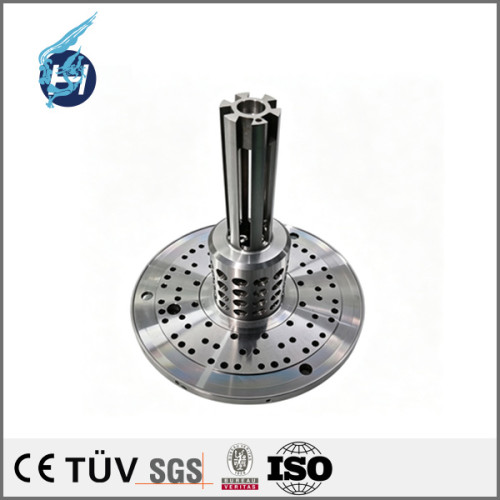 Turn-milling composite machining of steel parts, flange support base components