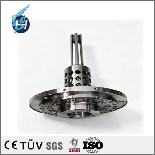 Turn-milling composite machining of steel parts, flange support base components