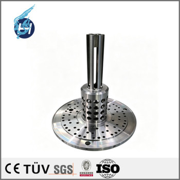 SUS630 turn‑mill composite machining, high‑precision flange support base components for automation equipment