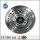 Turn-milling composite machining of steel parts, flange support base components