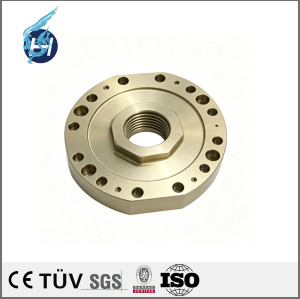 Hydraulic cylinder base, 5‑axis CNC precision‑machined aluminum alloy part, accessory for automated hydraulic equipment