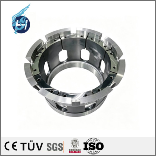 Ring cavity, 5‑axis CNC precision machined part, semiconductor automation equipment component