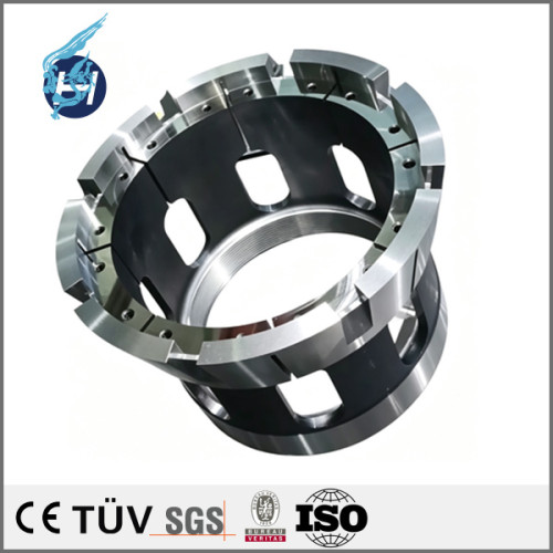 Ring cavity, 5‑axis CNC precision machined part, semiconductor automation equipment component