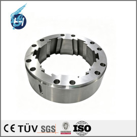 S45C 调质材料夹紧环，车铣复合加工零件，端面加工装置主轴配件
