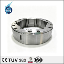 Clamping ring of quenched‑and‑tempered S45C material, turn‑mill compound machined parts, spindle accessories for end‑face processing device