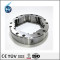 Clamping ring of quenched‑and‑tempered S45C material, turn‑mill compound machined parts, spindle accessories for end‑face processing device