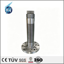 Flange shaft of 20Cr13 material, cylindricity and coaxiality 0.001, high‑precision grinding machined component, machine tool spare part