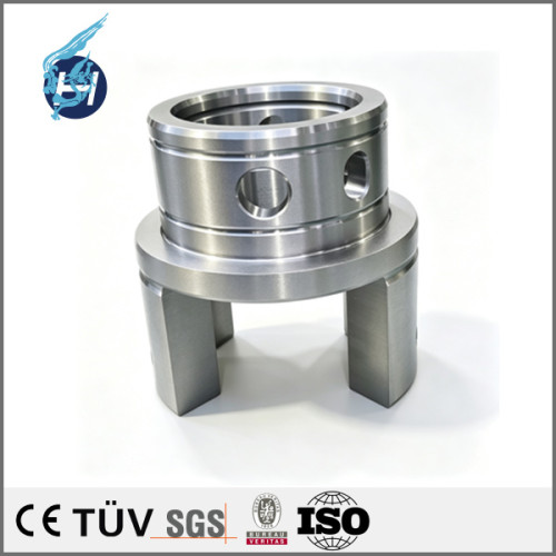 Piston of quenched‑and‑tempered 16MnCr5, component machined by 5‑axis machining center, part for cutting machine