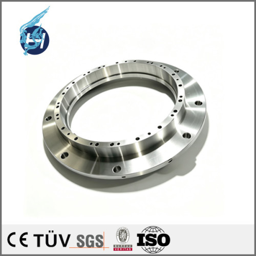 Electropolished base plate in 316L, geometric tolerance 0.005, high‑precision detector component