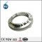 Electropolished base plate in 316L, geometric tolerance 0.005, high‑precision detector component