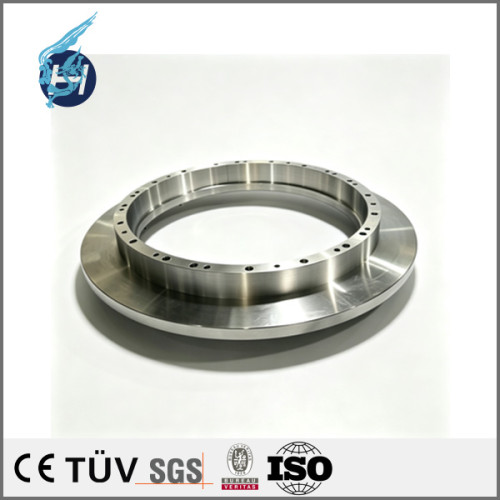 Electropolished base plate in 316L, geometric tolerance 0.005, high‑precision detector component
