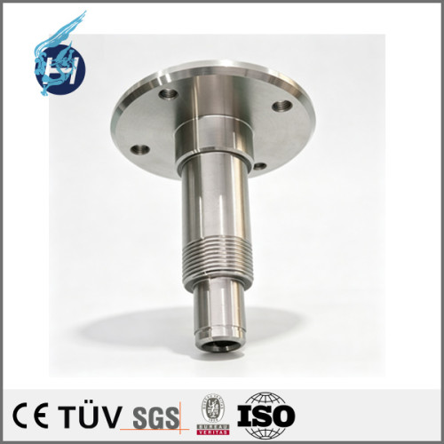 Grooved mounting shaft of SUS304, turn‑mill composite machined part, high‑precision equipment shaft component