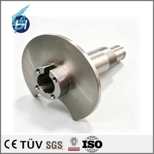 Grooved mounting shaft of SUS304, turn‑mill composite machined part, high‑precision equipment shaft component