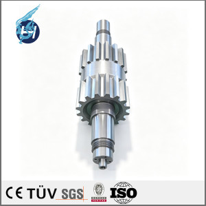 High-speed inductive rotating shaft of Q235 material, gear component, eddy current dynamometer equipment part
