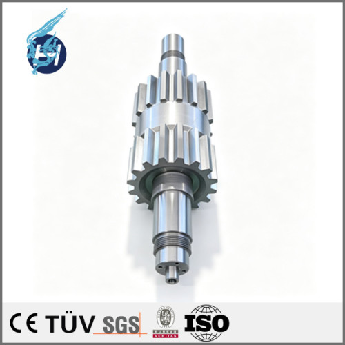 High-speed inductive rotating shaft of Q235 material, gear component, eddy current dynamometer equipment part