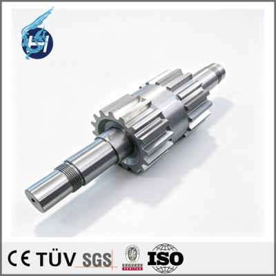 High-speed inductive rotating shaft of Q235 material, gear component, eddy current dynamometer equipment part