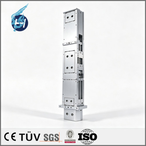 AL6061-T6 spliced mounting groove, sandblasted and anodized part, semiconductor equipment component
