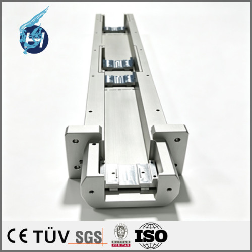 AL6061-T6 spliced mounting groove, sandblasted and anodized part, semiconductor equipment component