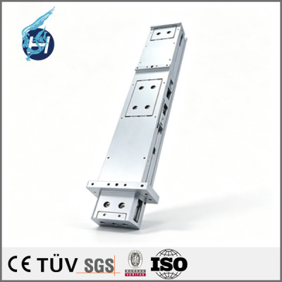 AL6061-T6 spliced mounting groove, sandblasted and anodized part, semiconductor equipment component