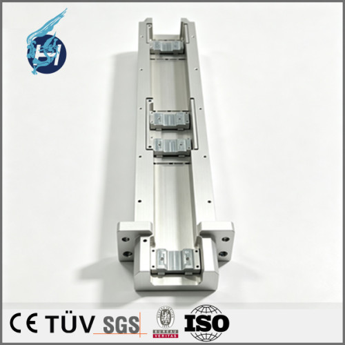 AL6061-T6 spliced mounting groove, sandblasted and anodized part, semiconductor equipment component