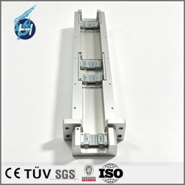 AL6061-T6 spliced mounting groove, sandblasted and anodized part, semiconductor equipment component