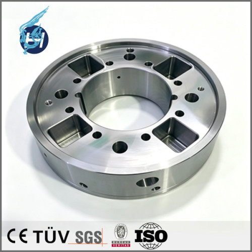 45# Steel Chuck Rear Body Part, Turn-Mill Composite Machined Component, Machine Tool Mother Equipment Accessory