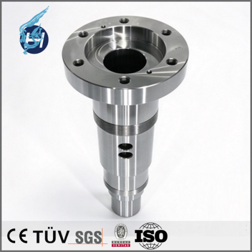 42CrMo rotor shaft, turn-mill composite machined part, industrial mother machine equipment accessory