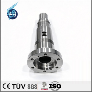 42CrMo rotor shaft, turn-mill composite machined part, industrial mother machine equipment accessory